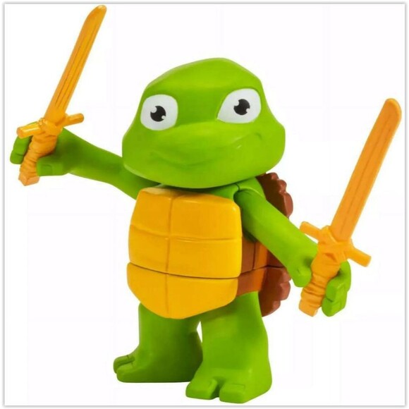 TMNT Mutant Mayhem Turtle Tots Leo & Donnie Teenage Mutant Ninja Turtle NEW - Picture 4 of 8